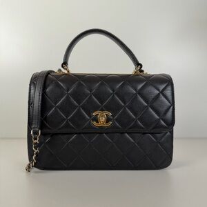 Chanel Black Quilted Shoulder Bag